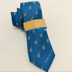 Penguin Blue Mint Julep Tie Kentucky Derby